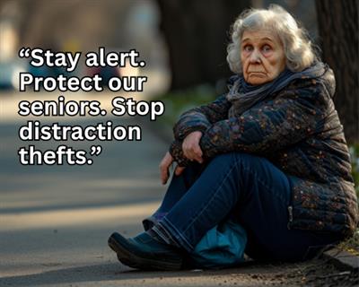 Police Warn Public of Distraction Thefts Targeting Elderly Victims