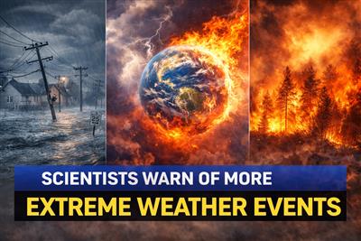 SCIENTISTS WARN OF MORE FREQUENT EXTREME WEATHER EVENTS WORLDWIDE