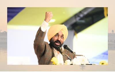 Punjab CM Targets SGPC Leadership, Announces AAP Candidate in Majitha While Launching Road Projects